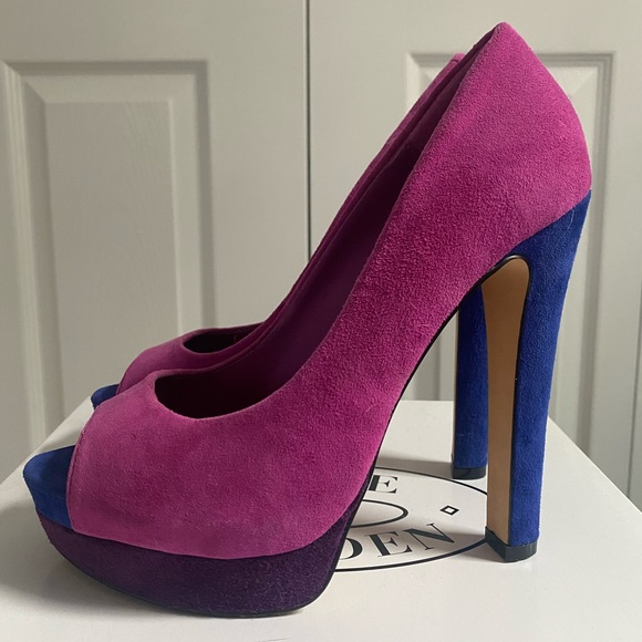 Steve Madden Radiccal Purple Multi Heels ✨ - Picture 6 of 8